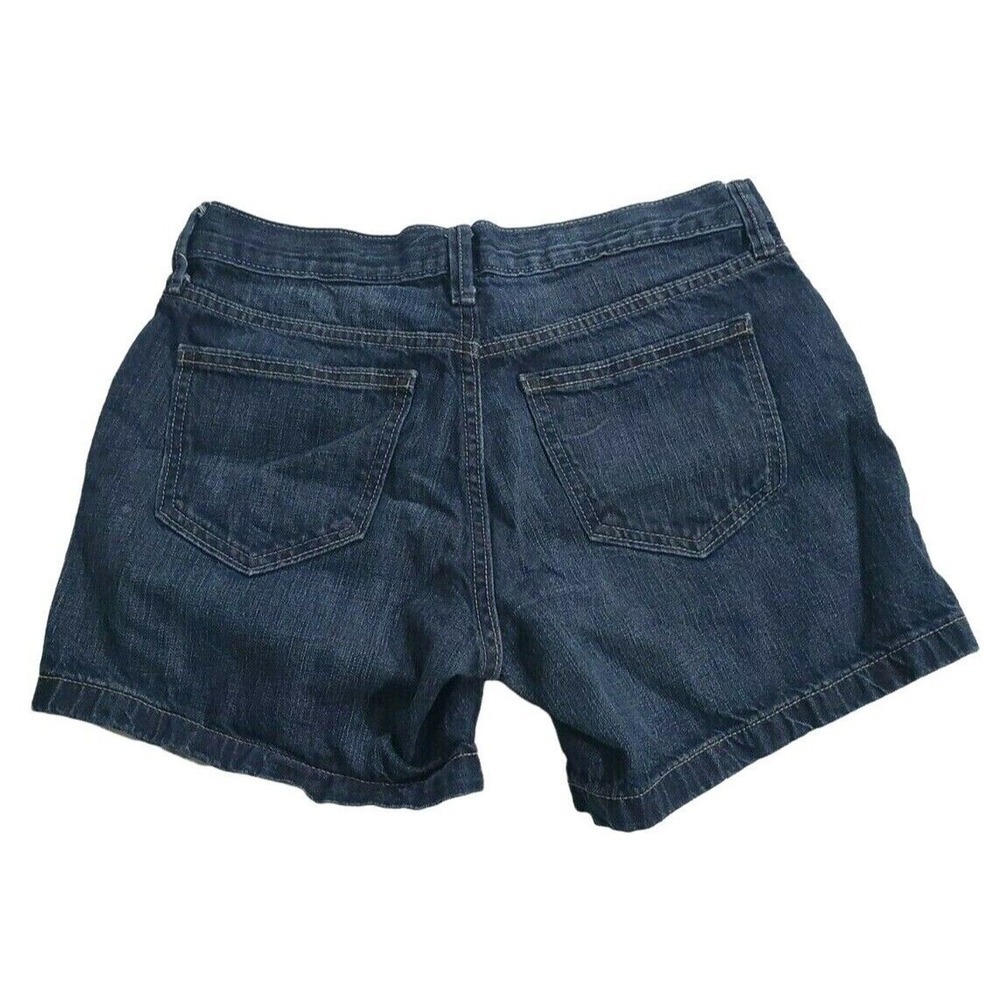 Old Navy Shorts Size 4 Womens Dark Wash Low Rise‎ The Flirt Style Denim